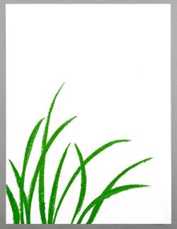 儿童画教程｜油画棒的创意表现 - 毛茸茸的狗尾草